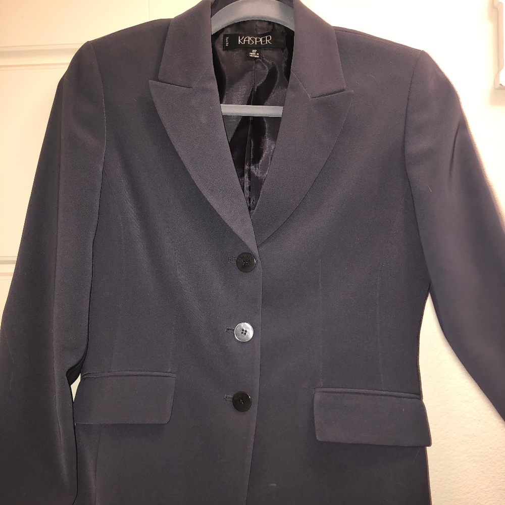 Kasper Grey Womens Blazer 2P